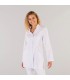 Bata 6612 Priscila de mujer con cuello mao de microfibra. Color blanco pecho. Garys