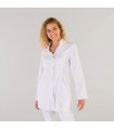 Bata 6612 Priscila de mujer con cuello mao de microfibra. Color blanco pecho. Garys