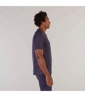 Casaca 6168 Ander de hombre de microfibra con Coolmax. Color Marino perfil. Garys