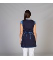 Casulla 2131 Estela combinada y ajustable. Color Marino espalda. Garys