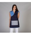 Casulla 2131 Estela combinada y ajustable. Color Marino pecho. Garys
