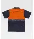 Polo bicolor de alta visibilidad C3855. Workteam6