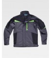 Chaqueta WF2752 FUTURE workshell tricolor a contraste. Workteam