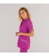 Casaca 6618 Arancha de mujer de microfibra. Color malva perfil. Garys
