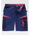 Bermuda en tejido canvas tricolor WF2717. Workteam3