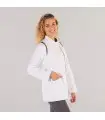 Casaca 6608 Leyre combinada de cuello mao con cierre con botones a presión ocultos de manga larga. marengo perfil. Garys