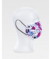 Mascarilla MSK852 unisex estampado. Reutilizable.  Tejido elástico. Workteam COVID19