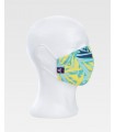 Mascarilla MSK858 unisex estampado. Reutilizable.  Tejido elástico. Workteam COVID19