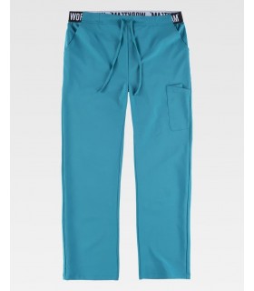 Pantalón B6910 unisex. Tejido elástico. Workteam