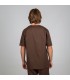 Casaca Sanitario 605. Unisex. Manga corta. Garys, marron espalda