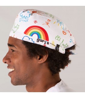 Bandana 4509 todo va a salir bien. Color blanco perfil. Garys