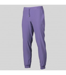 Pantalón Jogger 7047 de microfibra 360 con tratamiento SILVADUR.  Color Lila. Garys