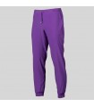 Pantalón Jogger 7047 de microfibra 360 con tratamiento SILVADUR. Color morado. Garys