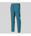 Pantalón 7049 Unisex de goma entera y cordón ajustable, con tejido X.LINEN. Color verde agua. Garys