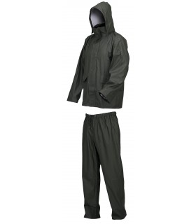 Conjunto de agua impermeable de PU/PVC/POLIÉSTER 00209 chaqueta y pantalón impermeable. ISSALINE1