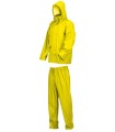 Conjunto 00209 chaqueta y pantalón impermeable. Industrial Starter color amarillo