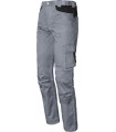 Pantalón de algodón elastizado con porta rodilleras 8731. ISSALINE