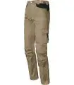 Pantalón de algodón elastizado con porta rodilleras 8731. ISSALINE3