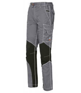 Pantalón de tejido elástico con inserciones en tejido anti-abrasión 8830B stretch. ISSALINE