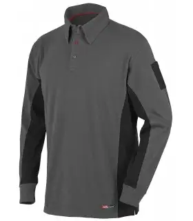 Polo de manga larga y bicolor 08173 Stretch. ISSALINE1