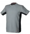 Camiseta elástica de manga corta y bicolor 08175 Stretch. ISSALINE