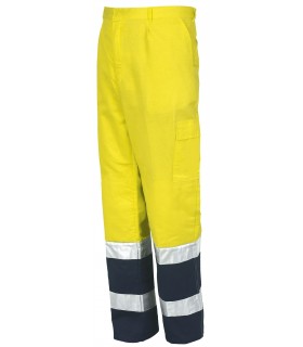 Pantalón de alta visibilidad certificado multibolsillos 8430N. ISSALINE1