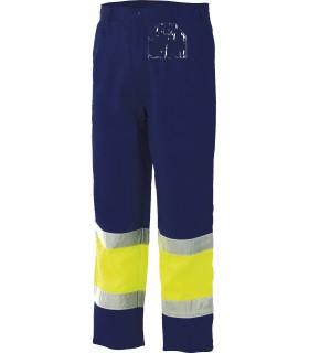 Pantalón de alta visibilidad bicolor certificado 8531. ISSALINE2