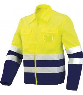 Chaquetilla de alta visibilidad bicolor certificada 8546. ISSALINE1