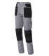 Pantalón Stretch de algodón elastizado, bicolor 8730. ISSALINE1