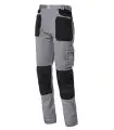 Pantalón Stretch de algodón elastizado, bicolor 8730. ISSALINE1