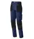 Pantalón Stretch de algodón elastizado, bicolor 8730. ISSALINE2
