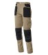 Pantalón Stretch de algodón elastizado, bicolor 8730. ISSALINE3