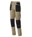 Pantalón Stretch de algodón elastizado, bicolor 8730. ISSALINE3
