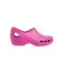 Zueco EVERLITE cerrado. Unisex. Crocs@Work color rosado fucsia