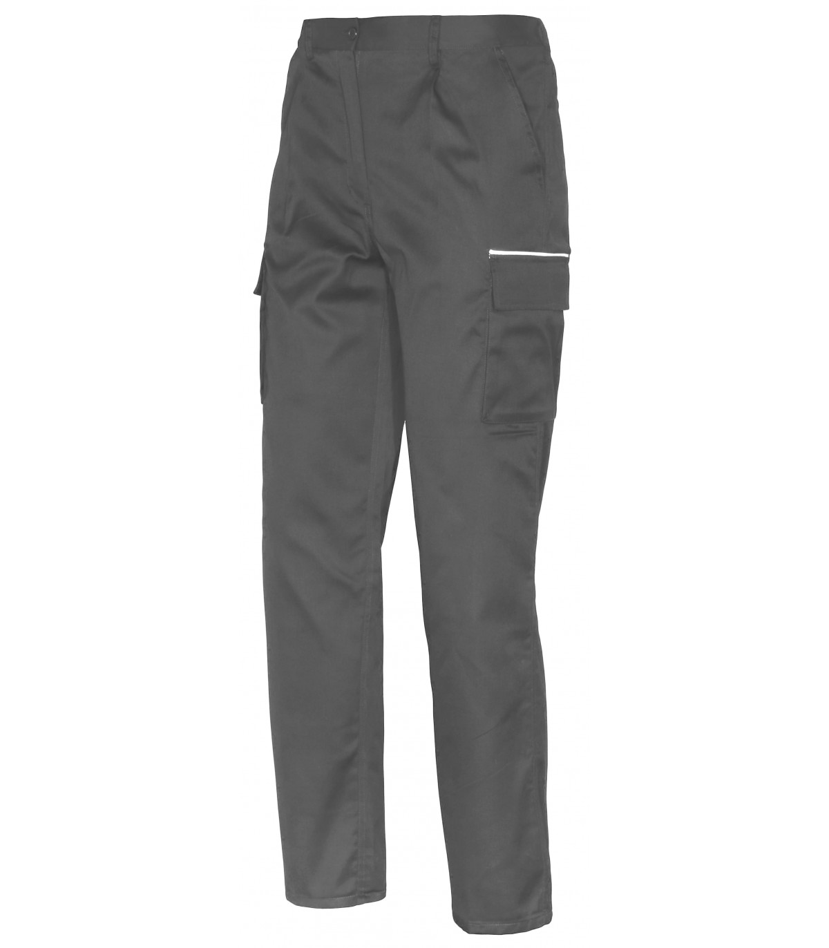 Pantalón hombre de trabajo básico en gris Multibolsillos NPT