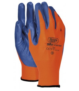 Guantes de poliéster recubierto de nitrilo 07287 Strong Catch. PACK 12 und. ISSALINE2