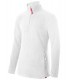 Forro polar 201501 antipiling. Cuello alto. Velilla blanco
