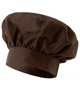 Gorro VAINILLA de cocinero. Estilo Francés. Velilla marron