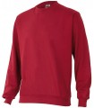 Sudadera 105701 unisex. Cuello redondo. rojo Velilla