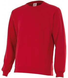 Sudadera 105701 unisex. Cuello redondo. rojo 2 Velilla