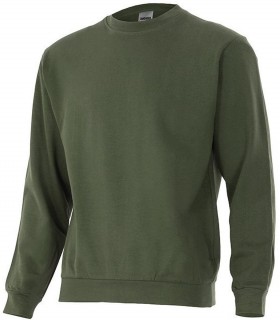 Sudadera 105701 unisex. Cuello redondo. kaki Velilla