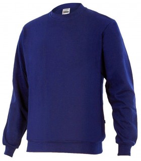 Sudadera 105701 unisex. Cuello redondo. azulina Velilla