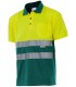 Polo bicolor 173 alta visibilidad. Manga corta. 3 Velilla