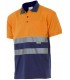 Polo bicolor 173 alta visibilidad. Manga corta. 6 Velilla
