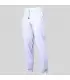 Pantalón Jogger 7047 de microfibra 360 con tratamiento SILVADUR. Color Blanco. Garys