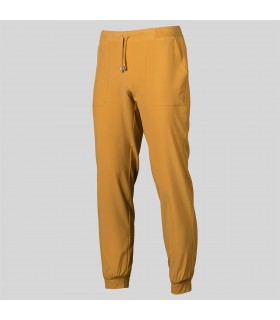 Pantalón Jogger 7047 de microfibra 360 con tratamiento SILVADUR. Color Albero. Garys