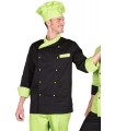 Chaqueta de cocina combinada unisex 9308 PARIS. Garys
