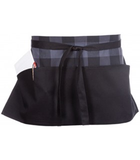 Delantal Apron corto 1231. Cuadros. Garys
