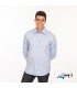 Camisa 2952 manga larga de hombre. REDLINE. Celeste pecho. Garys