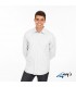 Camisa 2952 manga larga de hombre. REDLINE. Blanco pecho. Garys